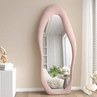 Corrugated mirror integral Nordic design for interior decoration
