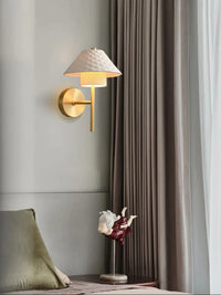 Ceramic and copper desk lamp modern design adjustable angle