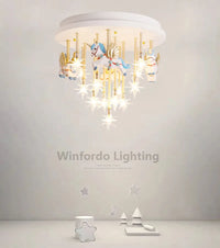 Childish light pendant light for fun bedroom