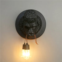Modern wall sconce in resin design Art decorative vintage light