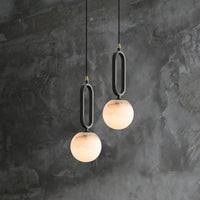 Simple and Luxury Bedroom, Bedside G9 Small Chandelier Living Room Sofa Background Wall All Copper Natural Marble Decoration