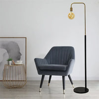 Retro brass floor lamp led minimalist creative design