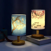 Table lamp led flower plum tree Chinese design for soft atmosphere