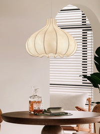 Japanese onion silk chandelier wabi sabi style for elegant interior