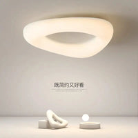 Modern led ceiling lamp in the shape of clouds with remote control