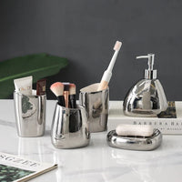 Ceramic bathroom accessories for interior decoration