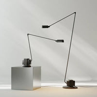 Modern floor lamp with Italian design with adjustable swivel arm