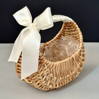 Wicker basket for flowers and storage - B