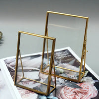 Transparent glass frame antique style for interior decoration