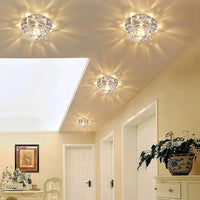 Crystal led ceiling lamp for modern interior decoration