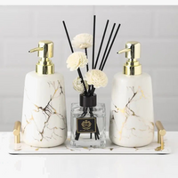 Ceramic accessories for bathroom decoration