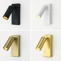 Modern rotating led wall sconce for reading
