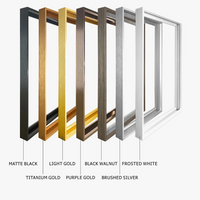 Metal frames for oil paint and wall decorations