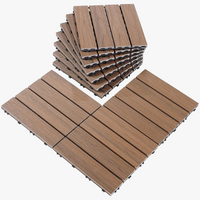 30cm Wood Interlocking Deck Tiles for Patios & Balconies