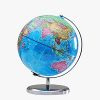 Luminous English globe with HD printing and 360 degree rotation