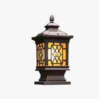 Classic outdoor floor lamp waterproof led lighting for retro garden