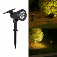 Outdoor solar lamp with motion detector and sealing