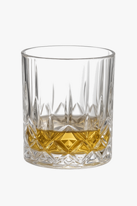 Lot glass whiskey crystal relief bar home elegant