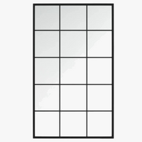 Wall mirror glass metal for modern interior decoration