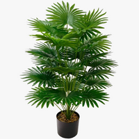 Large artificial palm plants for interior and exterior decoration