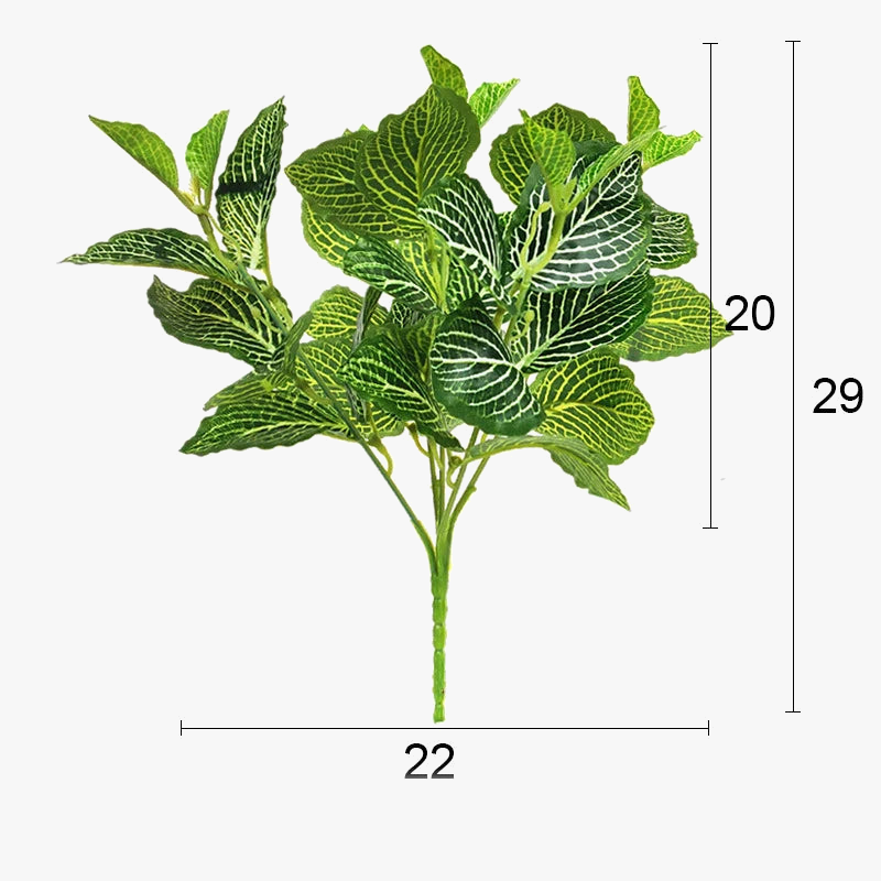 5 artificial tropical plant forks for interior decoration - view 5