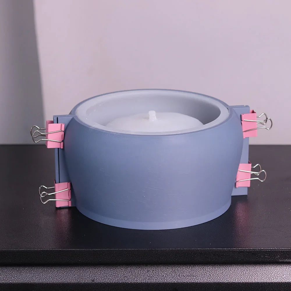 Silicone mold for modern Nordic style flower pot - view 4