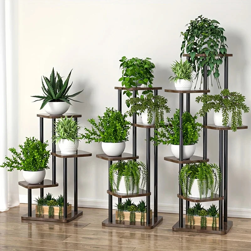 Wooden support for plants and pots of inner flowers - view 5
