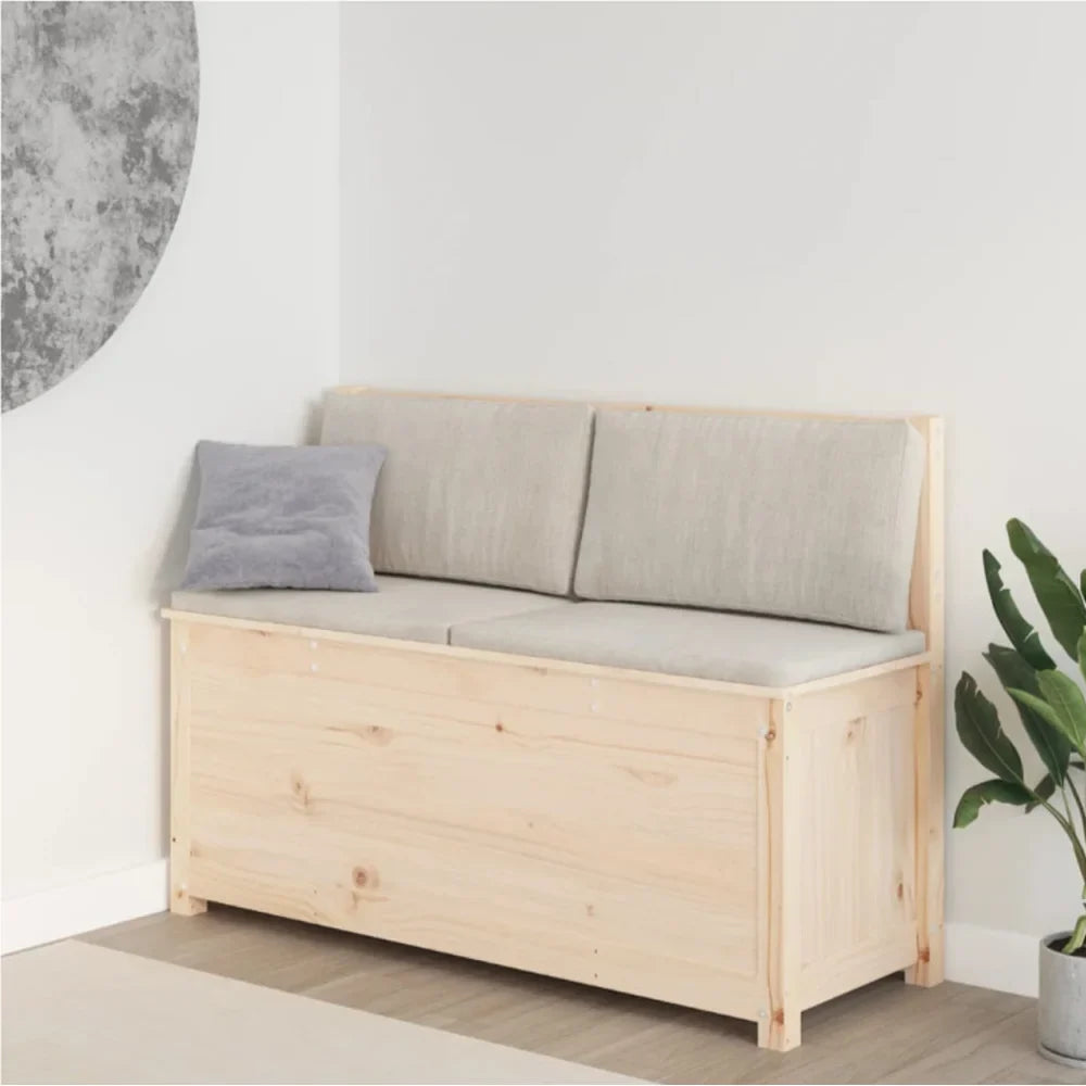 Wooden bench with convenient storage for your interior - view 8