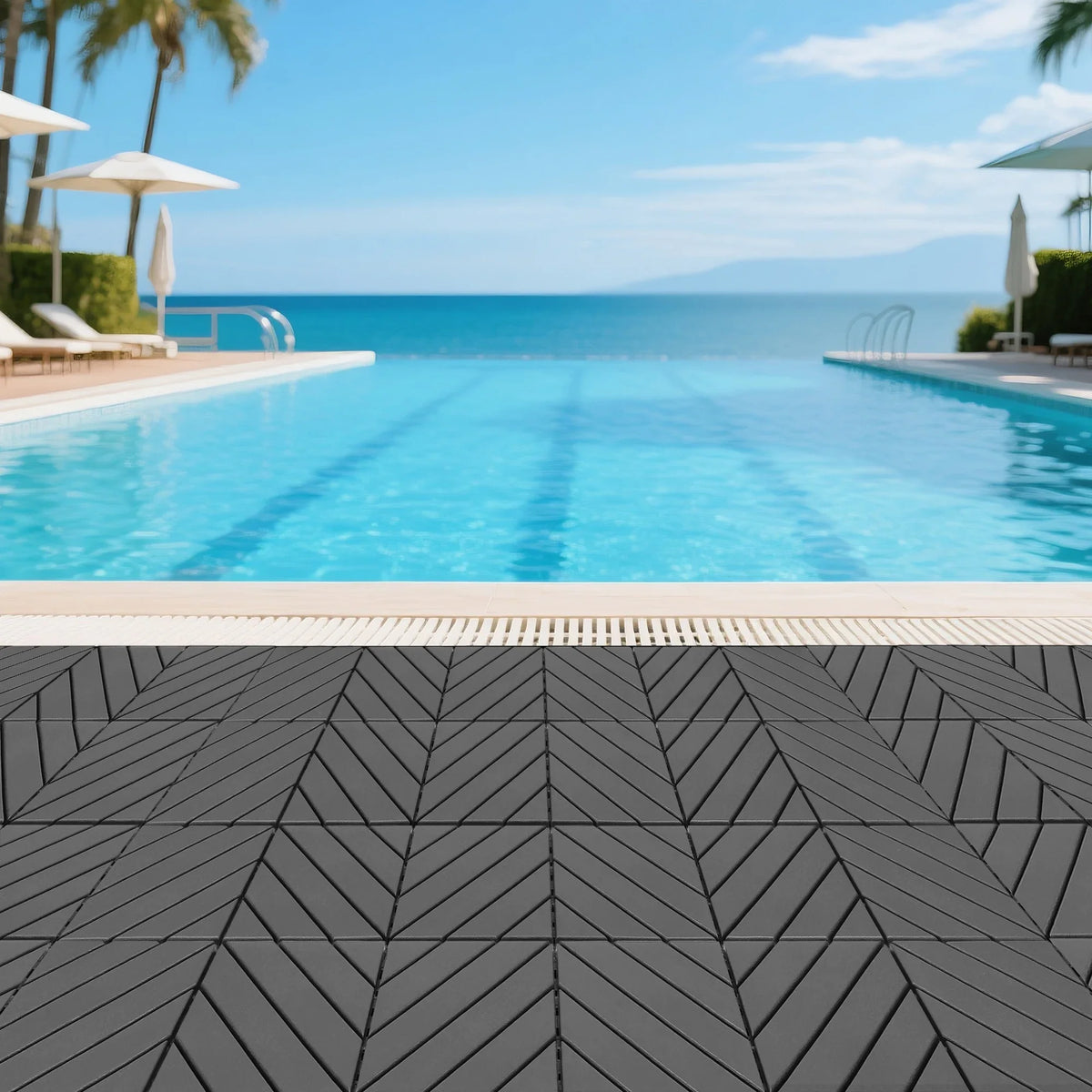 44-Pack 30x30 Plastic Interlocking Deck Tiles - view 2