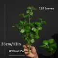 Artificial plants schefflera clover and eucalyptus for home decoration - D