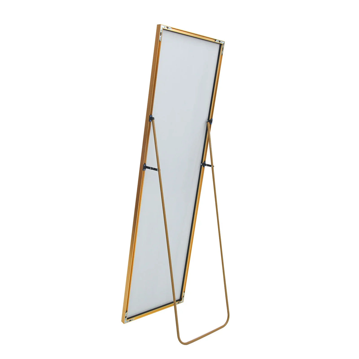 1620x530mm gold full-length mirror,vertical,suspended or wall mounted mirror with bracket,made aluminum alloy rectangular frame - view 4
