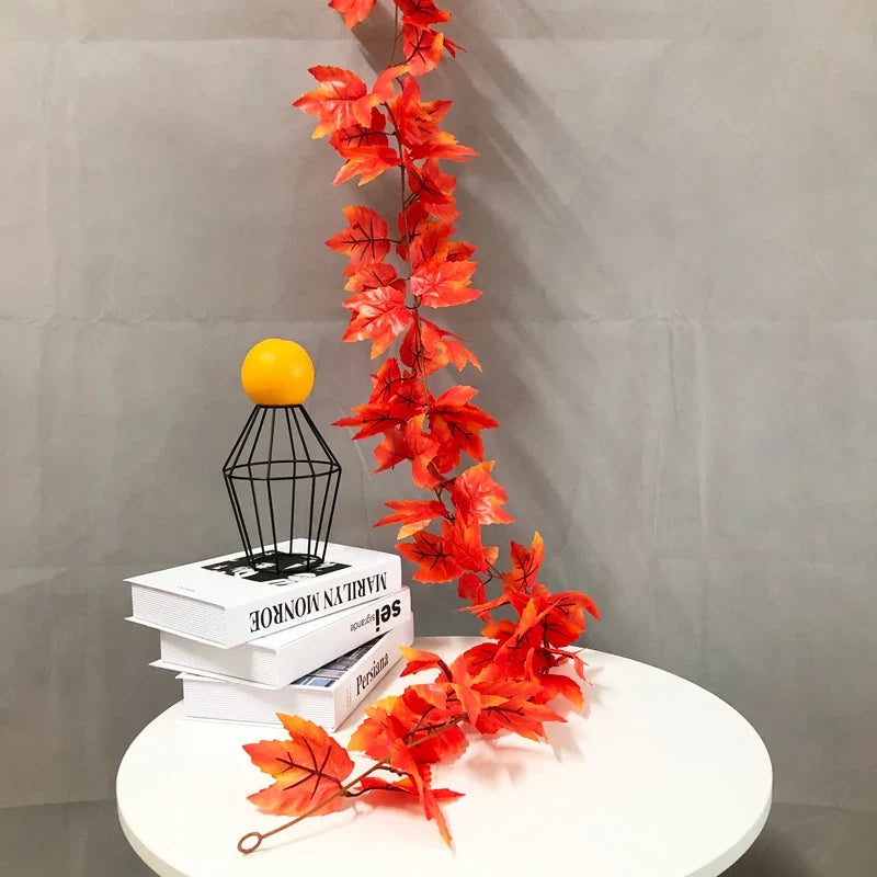 Artificial plants silk foliage wedding decoration Christmas rattan ivy - 175cm K
