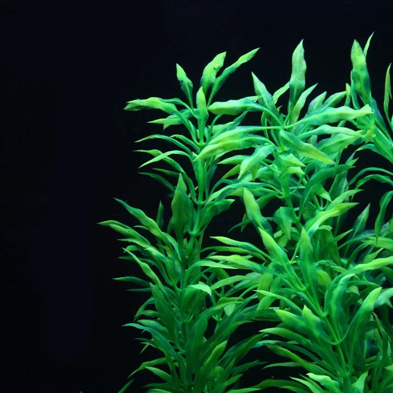 Artificial aquatic grass for aquarium decoration with plastic plants - view 5