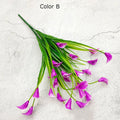 Bouquet of 25 heads of artificial mini calla elegant floral decoration - B