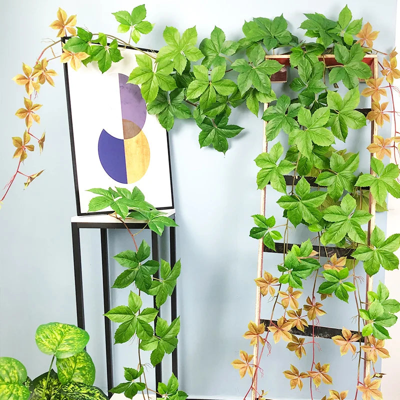 Artificial tropical plants for garden and wall decoration