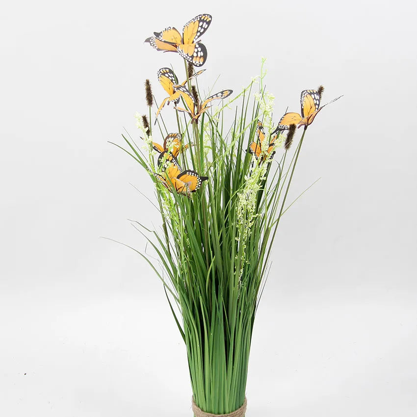 Artificial green onion plants for interior and exterior decoration - view 6