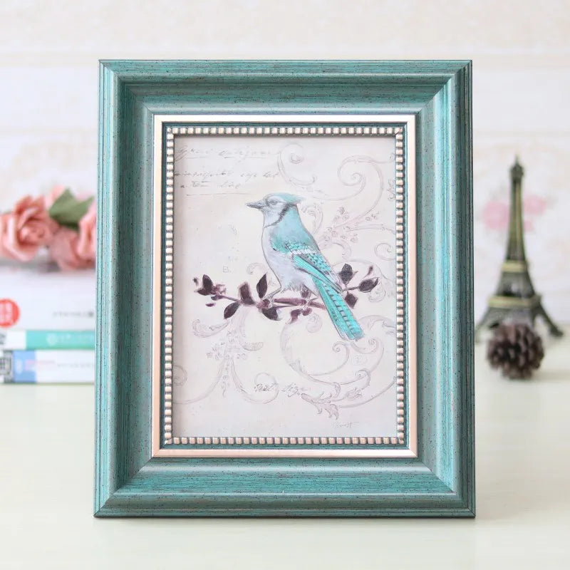 Vintage American picture frame for decoration and gift - D / 3 pouces