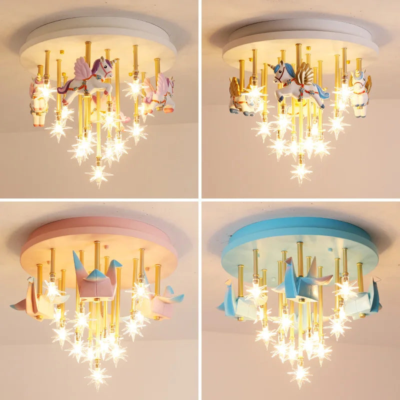 Childish light pendant light for fun bedroom - view 5