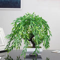 Artificial mini bonsai pot tree for interior and exterior decoration - One