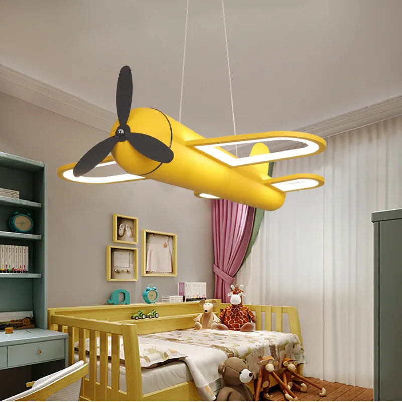 Modern airplane chandelier for children's room light decoration - view 3
