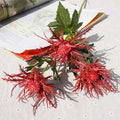 Plastic thorny parsley flower wedding party decoration - E