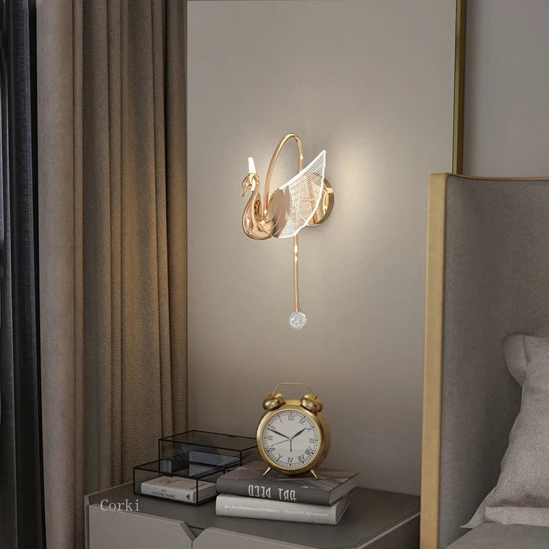 Nordic LED wall sconce design luxury for elegant interior - view 2