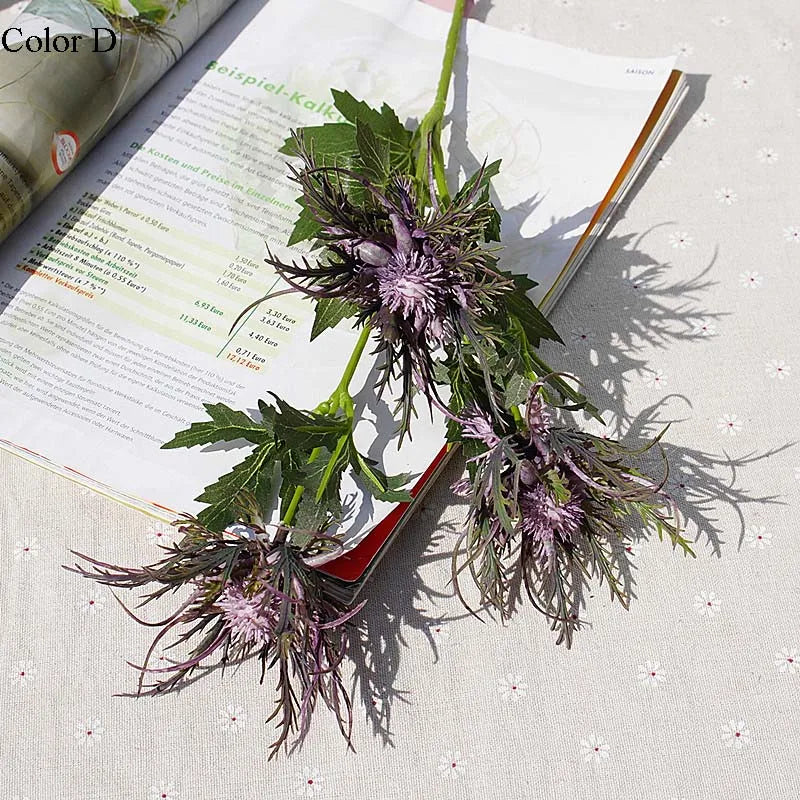Plastic thorny parsley flower wedding party decoration - view 5