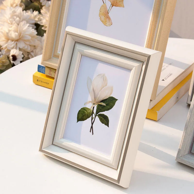 Creative wooden photo frame for children to hang