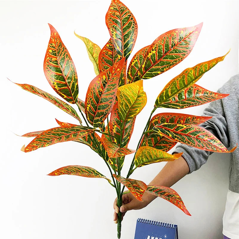 Artificial plant tropical monstera with decorative leaves for indoor garden - 6