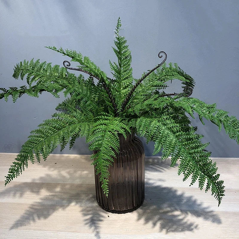 15 artificial palm leaves for interior decoration - 56cm 15 fourche 1