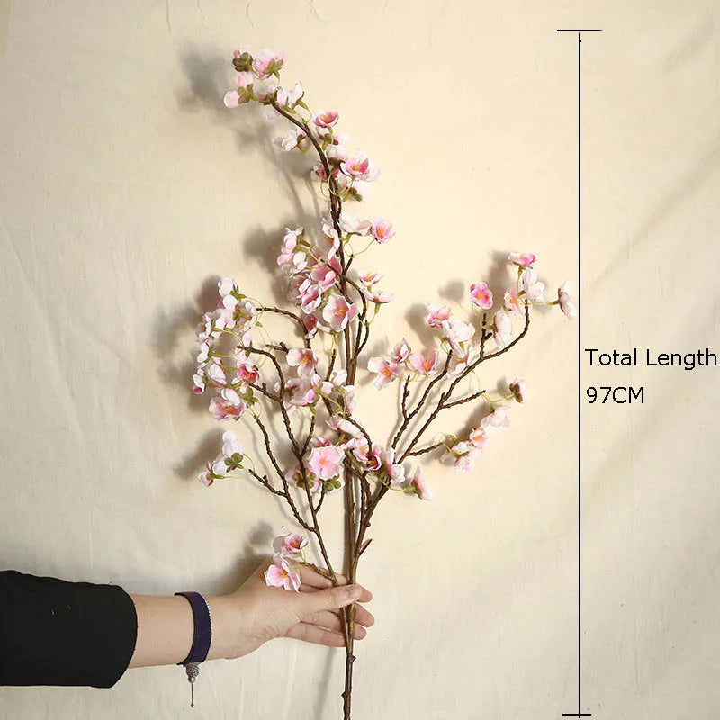 Artificial cherry flowers wedding bouquet interior decoration - view 6