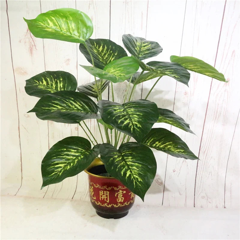 Tropical artificial plants monstera for interior decoration - view 3