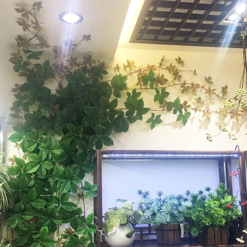 Artificial plants with large leaves for wall decoration - view 5
