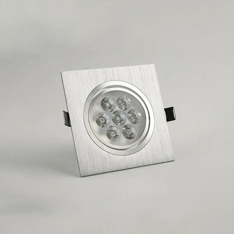 Variable intensity square led-mounted spotlights for interior lighting - view 3
